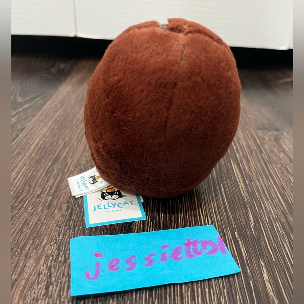 Jellycat Amuseables Coffee Bean 100%Authentic NWT US SHIP FAST - Picture 3 of 6
